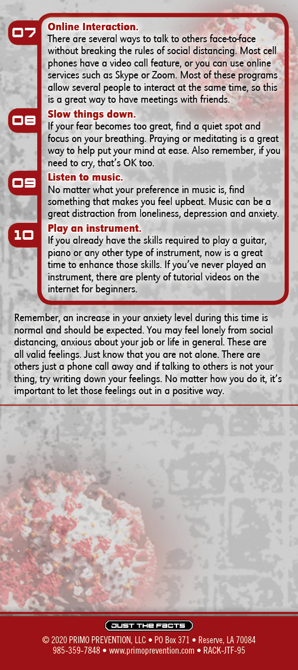 10 Ways to Protect Your Mental Health During the COVID19 Pandemic Primo Prevention