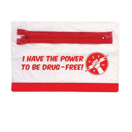 I Have the Power to Be Drug Free Pencil Pouch