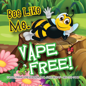 Bee Like Me Sticker-Vape