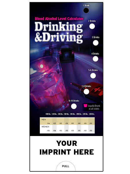 Drinking & Driving (Blood Alcohol Level Calculator Slide Guide